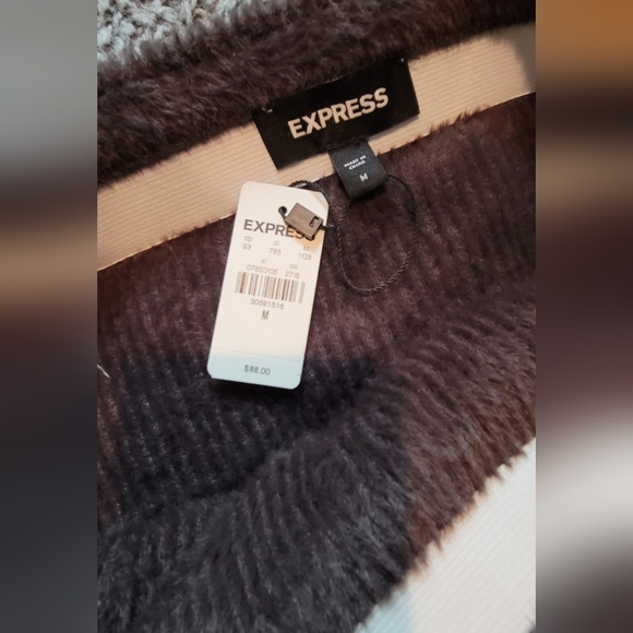 Fuzzy fur sweater pencil skirt - Picture 2 of 3